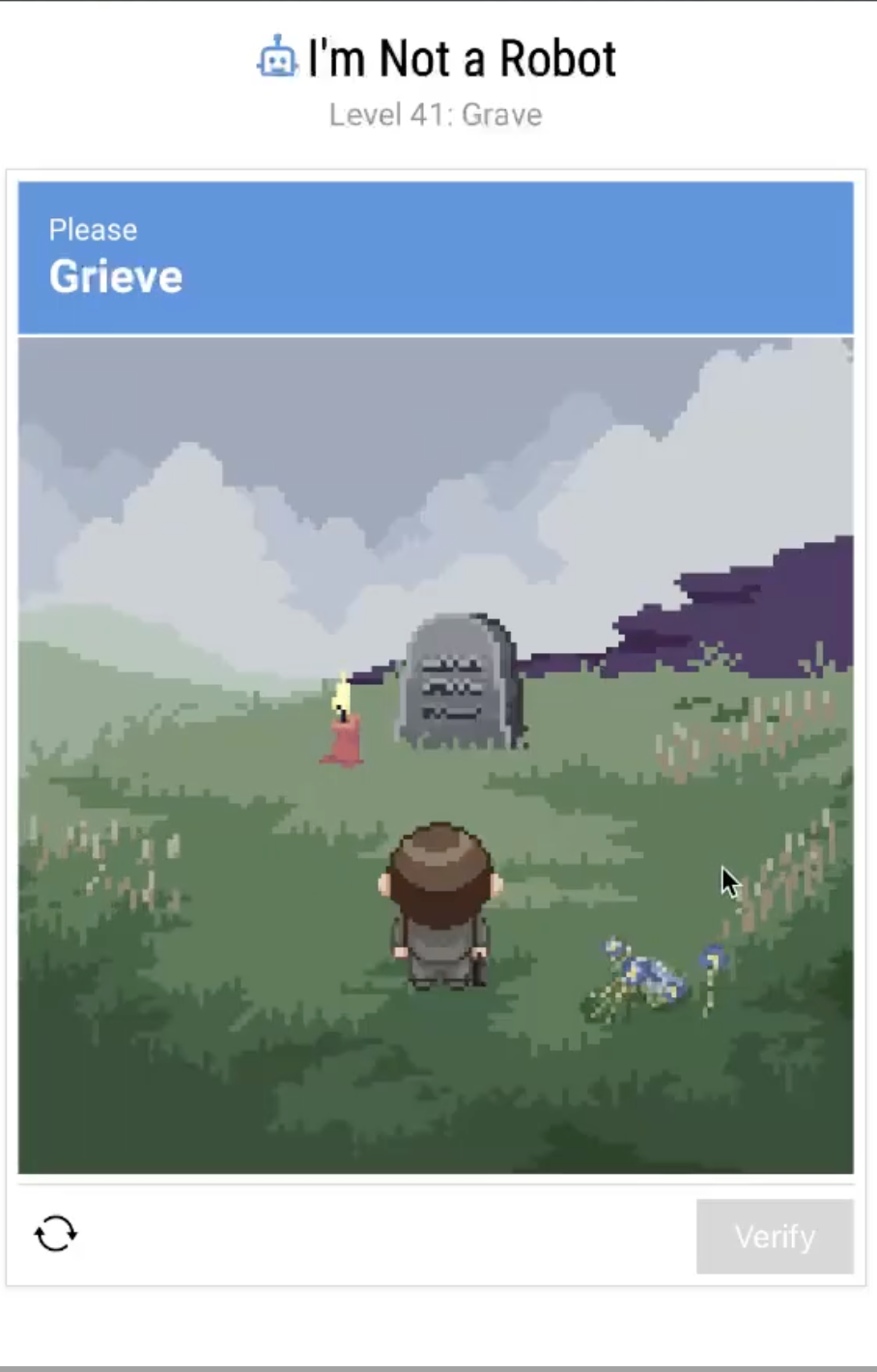 I'm Not a Robot Level 41: Grave