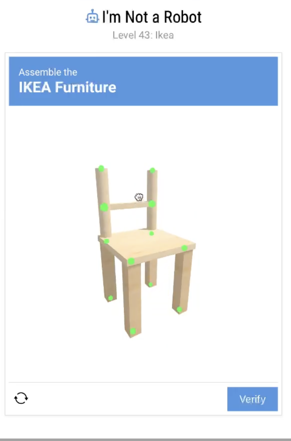I'm Not a Robot Level 43: Ikea